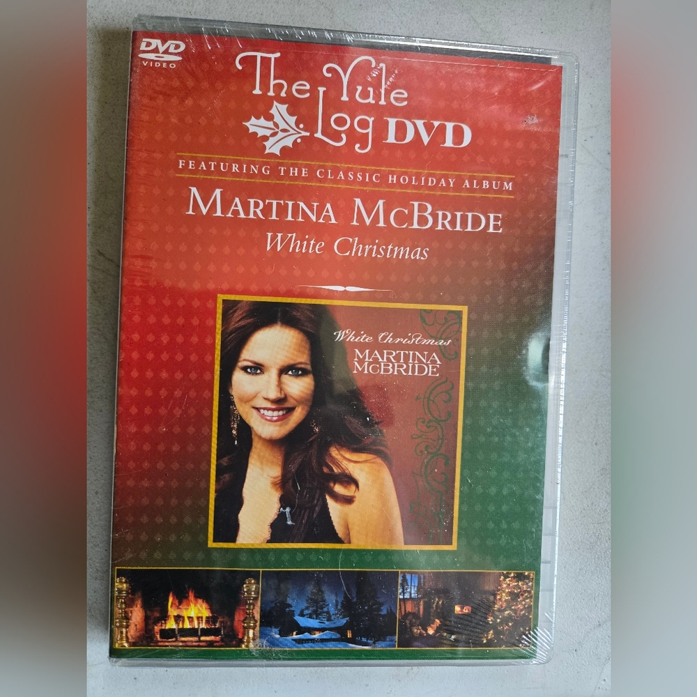 The Yule Log Dvd Martina Mcbride White Christmas